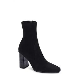 Brand New Designer Dolce Vita Petya Bootie 10M, BLACK STELLA SUEDE